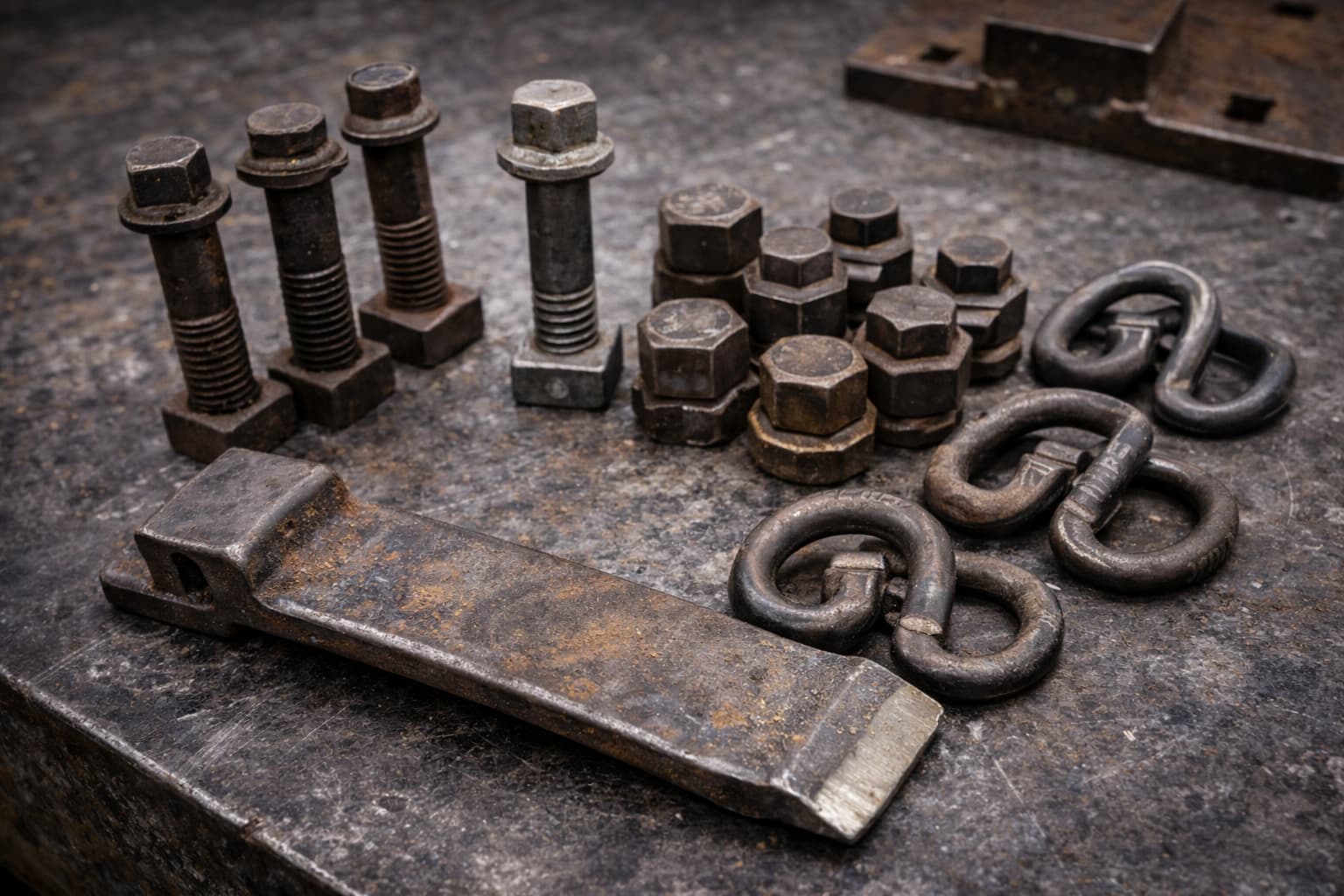 Железнодорожный болтовой крепеж для рельсов и шпал