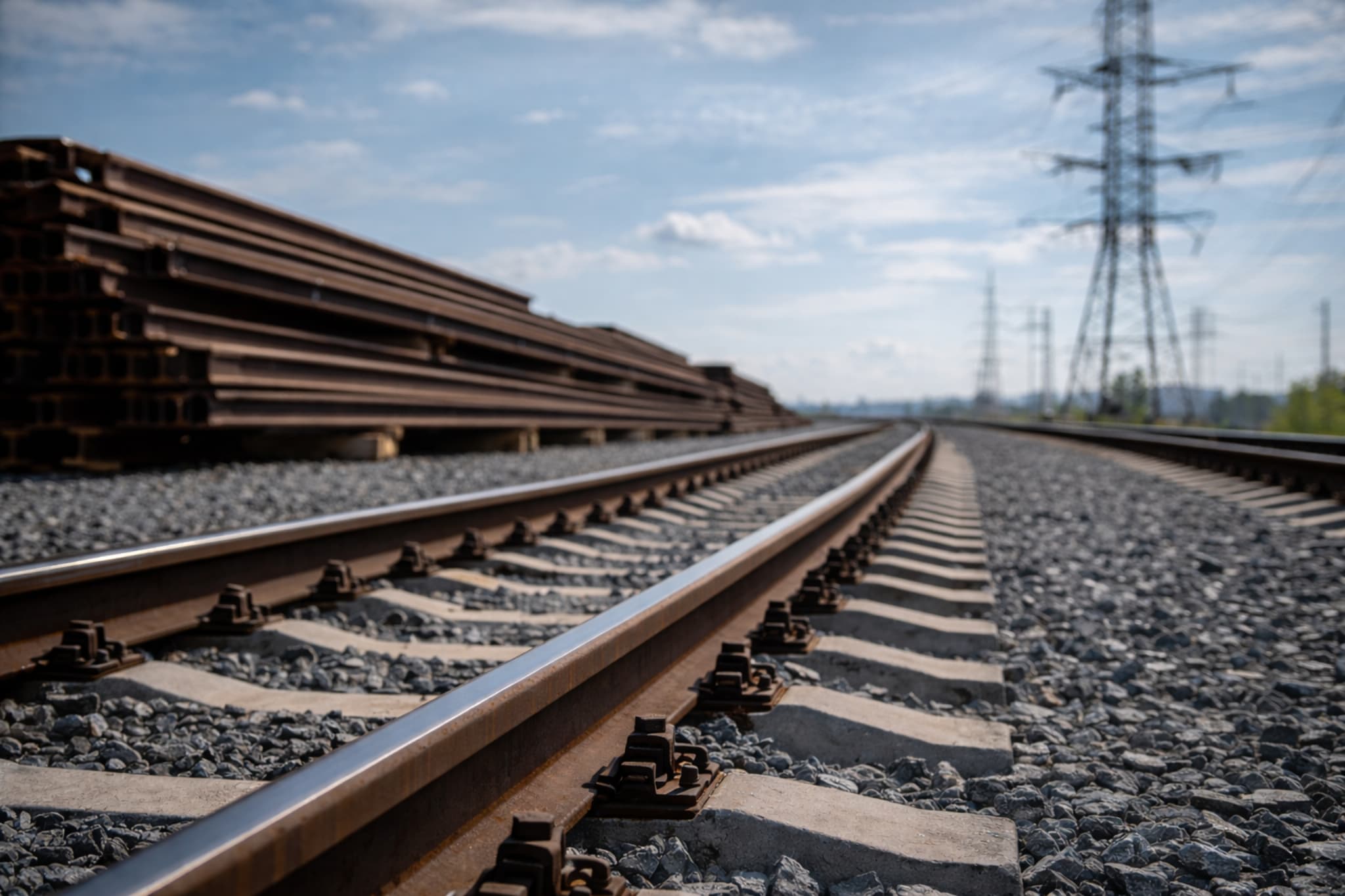 Железнодорожные рельсы Р65 и Р50 на складе компании svdom74